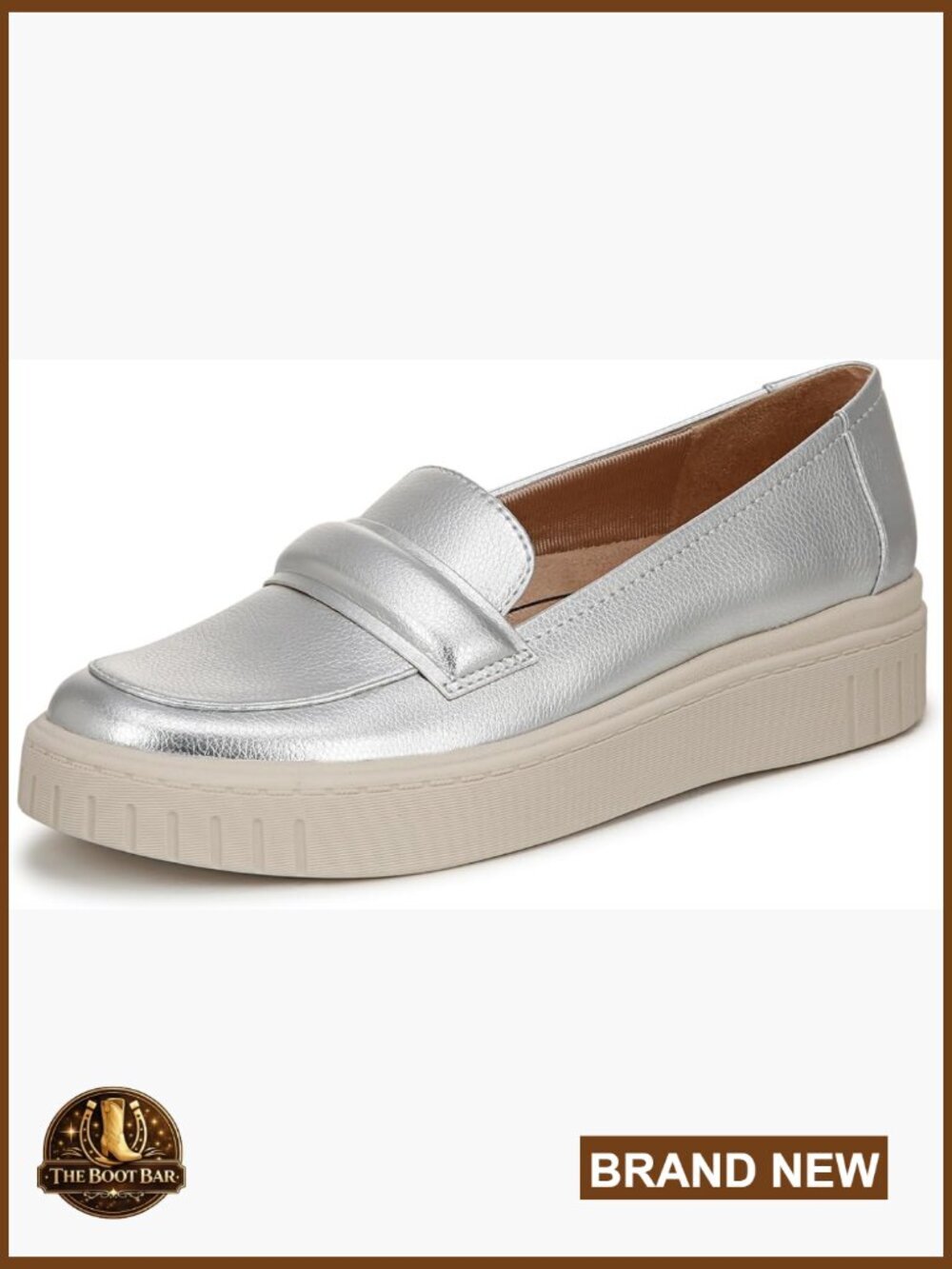 Women's Loafer Sneaker with Arch Support and Cushioned Insole